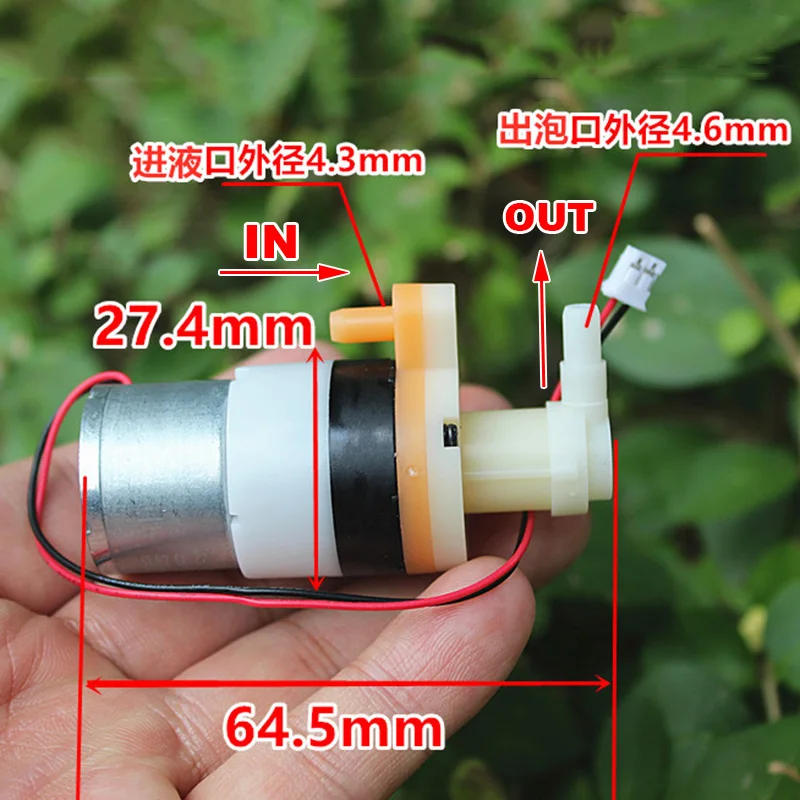 Description Picture 2 of itemDC 3V 3.7V Small Mini 310 Soap Pump Foam Pump Self-priming Liquid Pump DIY Hand Washer Spraying Machine Automatic Soap Dispenser
