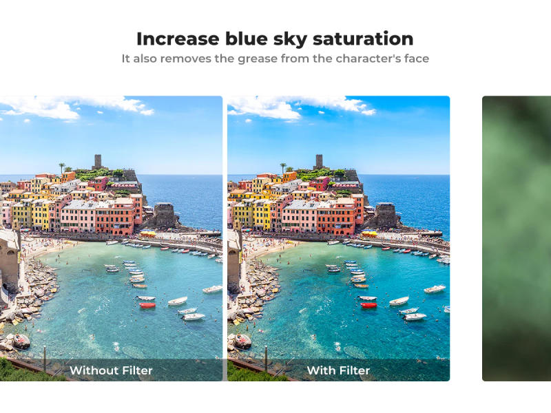 Description Picture 6 of itemK&F CONCEPT Clip-On CPL Circular Polarizer Filter 52mm Phone Filter for All Phone & 52mm Camera Lens Compatible,for iPhone 15 14