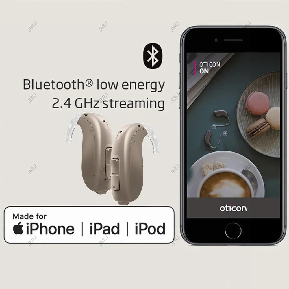 Description Picture 6 of item2024 New Oticon Jet 2 BTE PP hearing aid 48Channel Programmable Digital hearing aids Mobile Phone Remote Adjust Hearing Care Aid