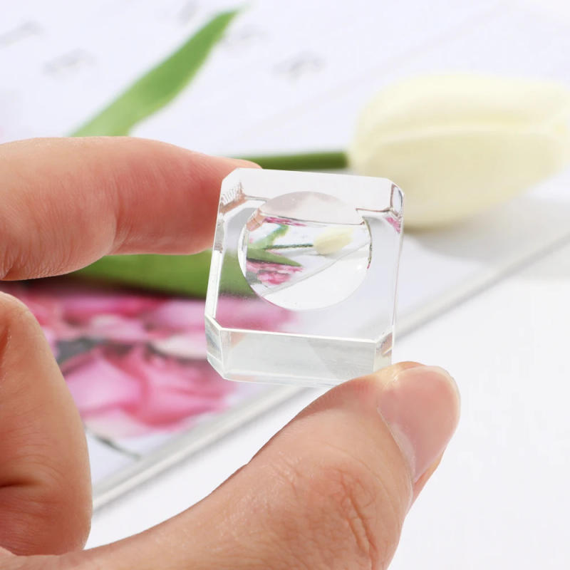 Description Picture 5 of item25/30/35/40mm Square Glass Crystal Sphere Base Transparent Support Pedestal Holder Ball Display Stand Home Decoration