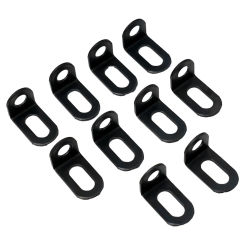 10pcs Stainless Steel Corner Brackets Black Right Angle L Shape Brace Bracket For Wardrobes Cabinets Chairs Home Hardware
