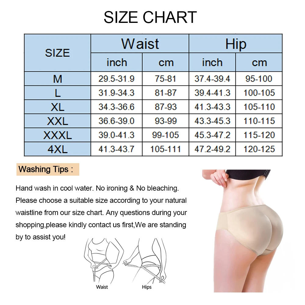 Description Picture 3 of itemSEXYWG Butt Lifter Shaper Panties Women Hip Shapewear Sexy Shapewear Push Up Panties Body Shaper Hip Enhancer Panties
