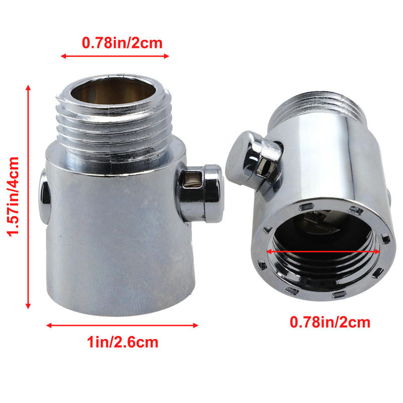 Description Picture 5 of itemABS Shower Head Arm Diverter Valves Bidet Sprayer Head Water Shut Off Angle Valve Flow Regulator Stop Switch Bathroom Accessory