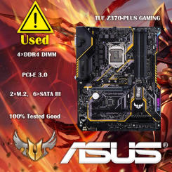 ASUS TUF Z370-PLUS GAMING Z370 Motherboard Socket LGA 1151 i7 i5 i3 DDR4 PCI-E 3.0 SATA3