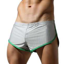 TAUWELL New Mens Underwear Loose Comfort Boxer Shorts Mesh Breathable Shorts Pajamas Men Boxers with Pouch