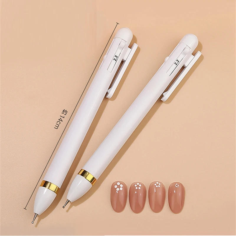 Description Picture 4 of item4 in 1 Nail Art Dotting Tools Nail Dotting Pen Ballpoint Pen Design Nail Tools Manicure Tip Dot Paint Manicure Dotting Tools