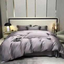 Svetanya Pure Egyptian Cotton Bedding Sets Bed Linens Solid Color Sheet Pillowcase Duvet Cover Queen King