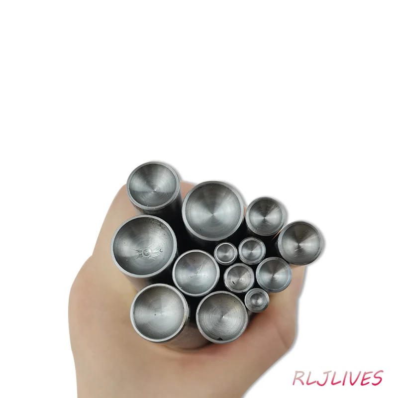 Description Picture 6 of itemLeather Rivet Setting Tool Mushroom Domed Snap Setting Tools Rivets Punch Setter Tool Spike Studs Punch setter For Garment Shoe
