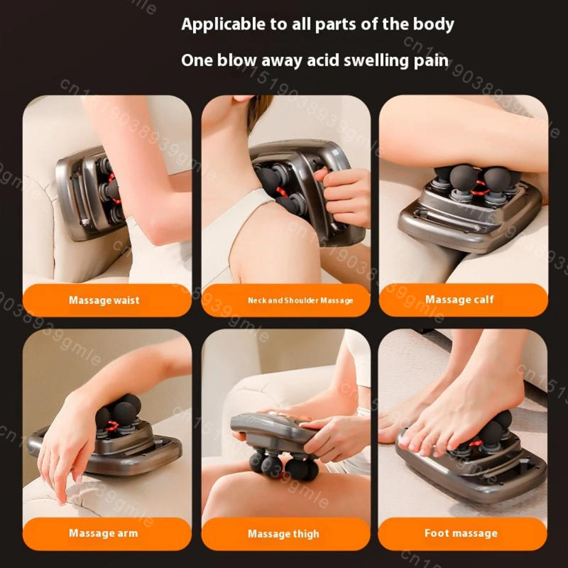 Description Picture 4 of itemElectric Massager Vibration Massage Gun Body Relaxation Fascia Gun Relieve Muscle Soreness Shoulder Neck Back Fitness Tool