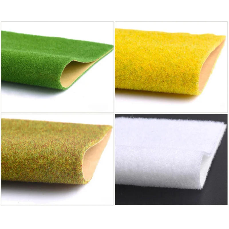 Description Picture 6 of item35x100cm Grass Mat Thin Artificial Lawns Landscape Grass Mat For Model Train Not Adhesive Paper Lawn Fake Turf Decoration Garden