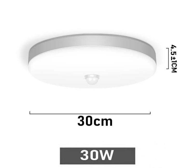 Description Picture 6 of item30W 20W PIR Motion Sensor lighting Smart Home Light 230V 220V 240V led Ceiling bulb Ceiling Lamp For Room Hallways Corridor