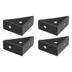 4pcs Angle Corner Brackets Fasteners Heavy Protector Right Triangular Angle Corner Stand Supporting Cabinet Furniture Hardware