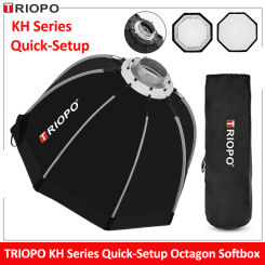 TRIOPO KH Octagon Softbox Quick-Setup Soft Box Bowens Mount for Sokani X100 X60 Mini Aputure 300c 200XS Godox LED Video Light