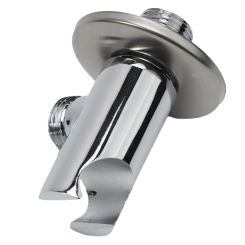 Bathroom Bracket Shower Holder Floor Tiles Tiles Metal Shower Room Water Inlet Adapter Chrome Plated Hardware Bathroom