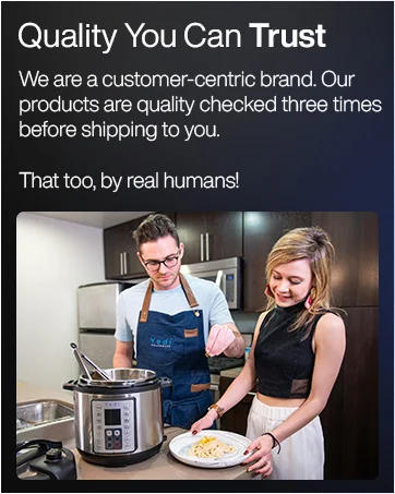 Description Picture 6 of itemEvolution Air Fryer, 6.8 Quart, Stainless Steel, Ceramic Cooking Basket, with Deluxe Accessory Kit and Recipe Book