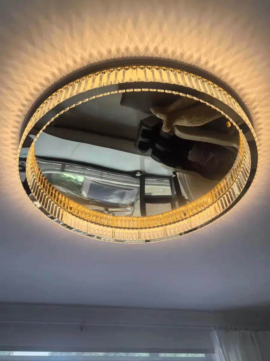 Description Picture 2 of itemModern Designer Ceiling Lamps Light Luxury Originality Crystal Lamp Hotel Villa Woonkamer Bedroom Indoor Art Fixtures Home Decor