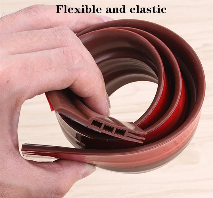 Description Picture 6 of itemDoor Bottoom Windshield Seal Strip Windproof Soundproof Door Sweep Draft Stopper Cuttable Foldable Weatherstrip Self Adhesive