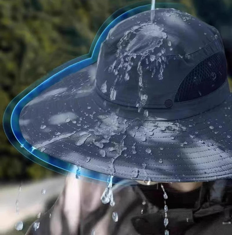 Description Picture 4 of itemOutdoor Breathable Parasol Fishing Cap Sun Protection Foldable Men's And Women's Hiking Camping Recreational Fishing Cap