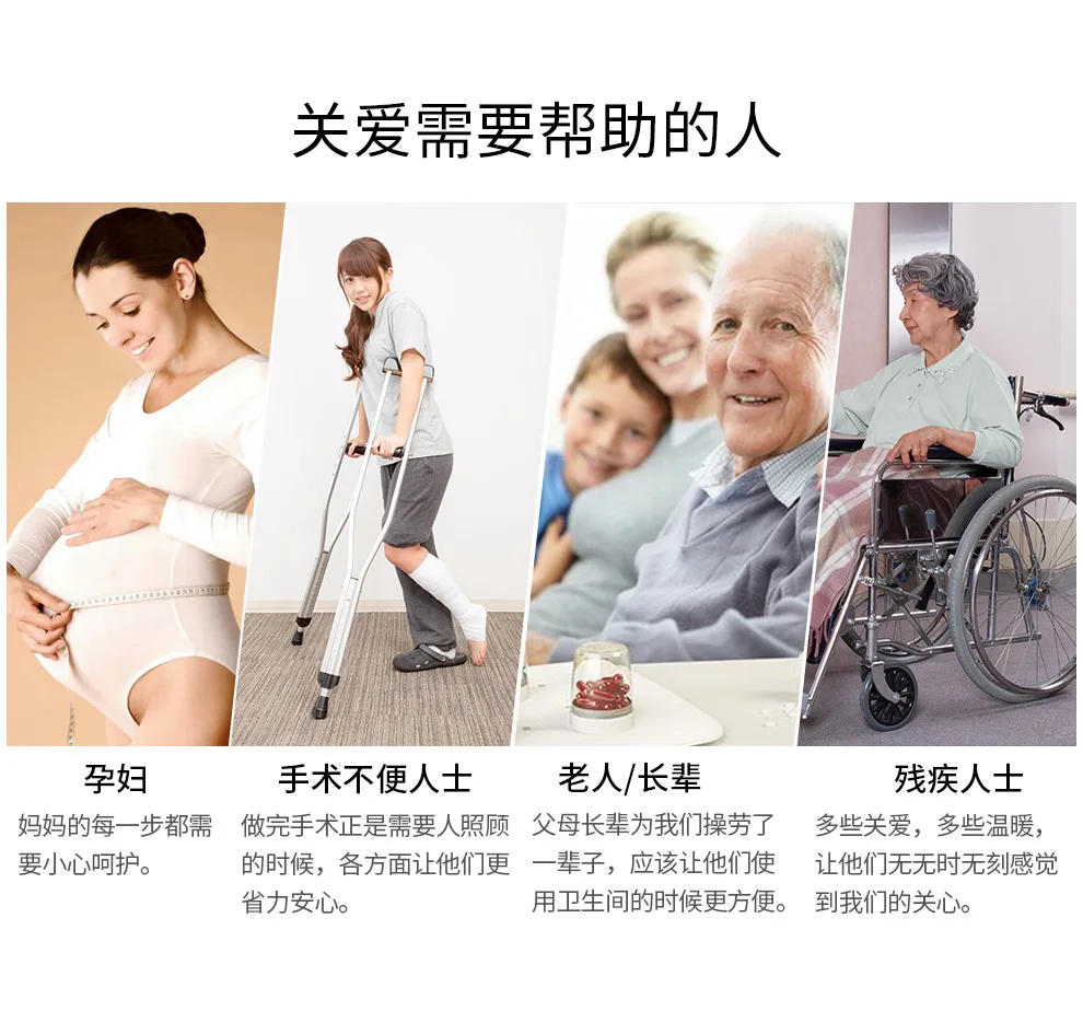 Description Picture 5 of itemToilet Grab Bar with Flip Up Design 23.6 Inch Stainless Steel Bathroom Safety Handrail for Elderly Pregnant Care