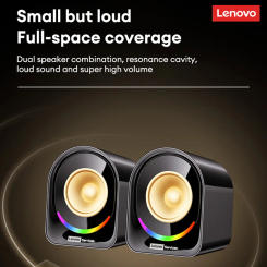 Choice Lenovo A02 TWS Pairing Bluetooth Speakers HIFI Surround Sound Soundbox Big Audio  For Phones Computer Wired Loudspeaker