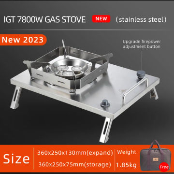 MOEYE IGT Folding Table 304 Stainless Steel IGT Series Set Portable Outdoor Vacation Party Camping Picnic BBQ Table Set