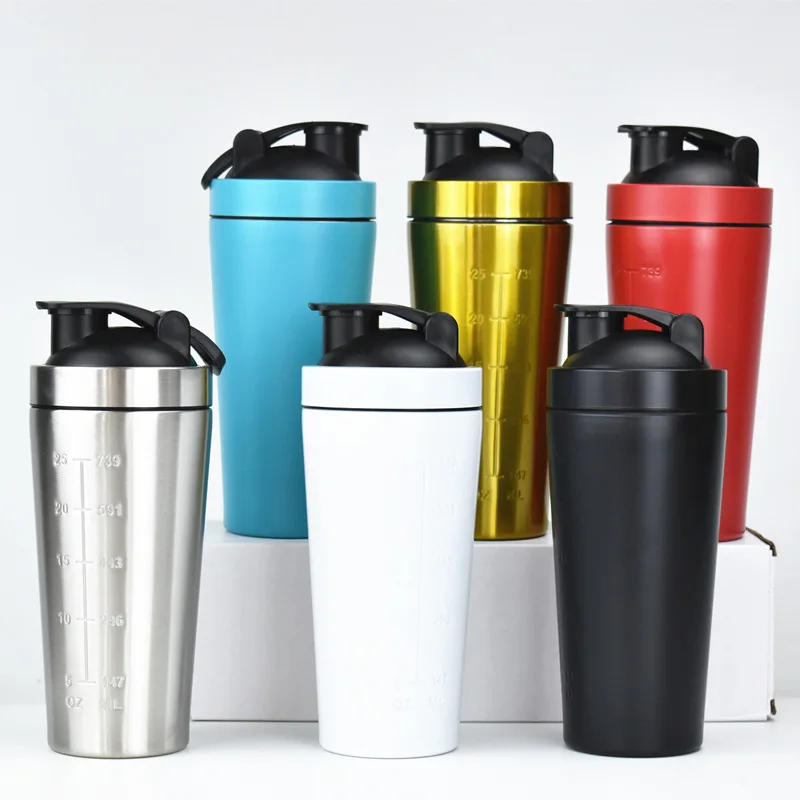Description Picture 5 of itemStainless Steel Protein Shaker Cup Portable Fitness Sports Mug Nutrition Shakers Cup Water Bottles Water Cup Portable Shakers