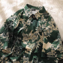 Camisa de poliéster con estampado 3D, camisa Regular de manga corta, ligera, elástica, Tops para vacaciones en la playa, nueva moda