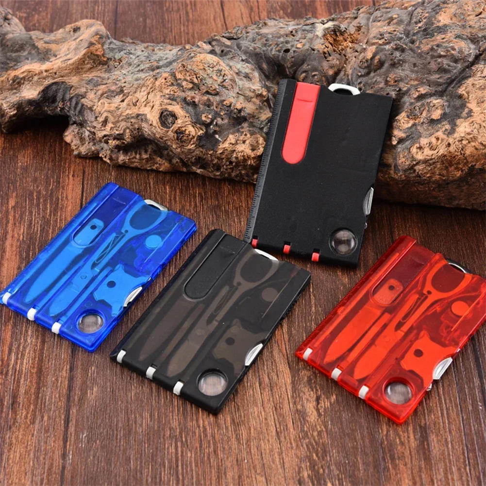 Description Picture 3 of itemOutdoor Camping Multifunctional Swiss Knife Card Combination Multi-purpose Survival Tool Beauty Suit with Lamp Tool Card