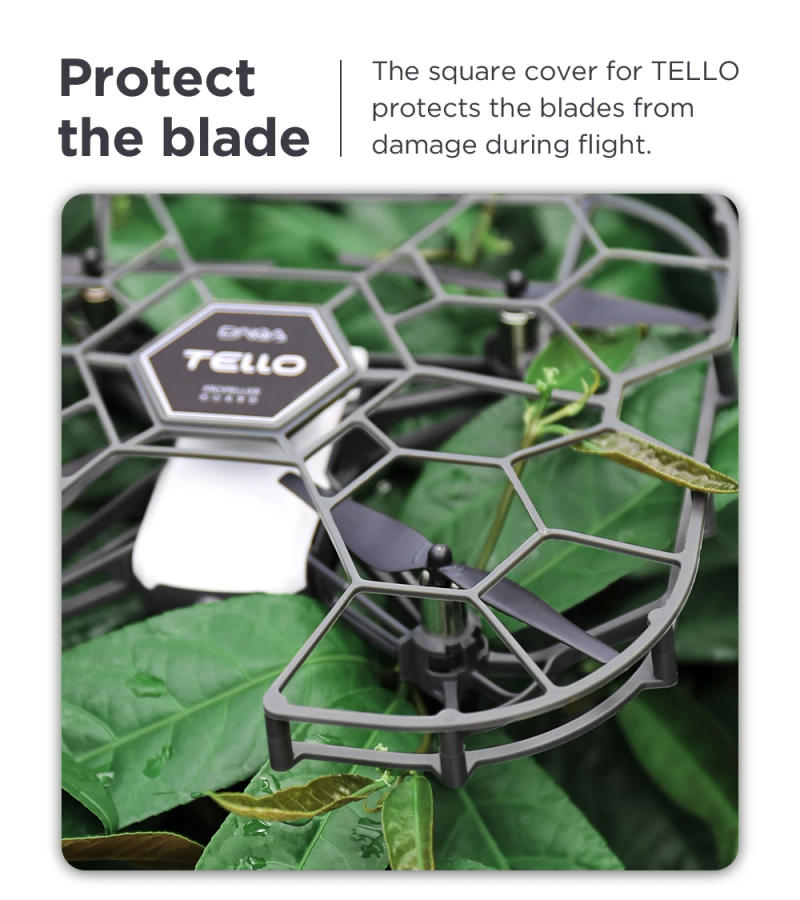 Description Picture 5 of itemCynova Propeller Guard for DJI Tello Protector Fully Enclosed Protective Cage Props Wing Fan Cover Drone Accessories