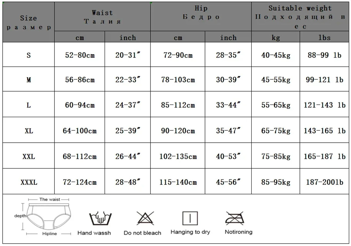 Description Picture 3 of item2pcs Sexy Mid Rise Oversized Underwear for Women with A Tight Waistband and Lifting Buttocks Transparent Cosy Elastic Briefs