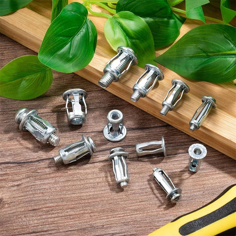 Description Picture 3 of item40/4Pcs Petal Shape Metal Rivet Nut Expansion Screw Bolt Jack Nuts M4 M5 M6 M8 Panel Clamp Lock Rivnut Car License Plate Rivets