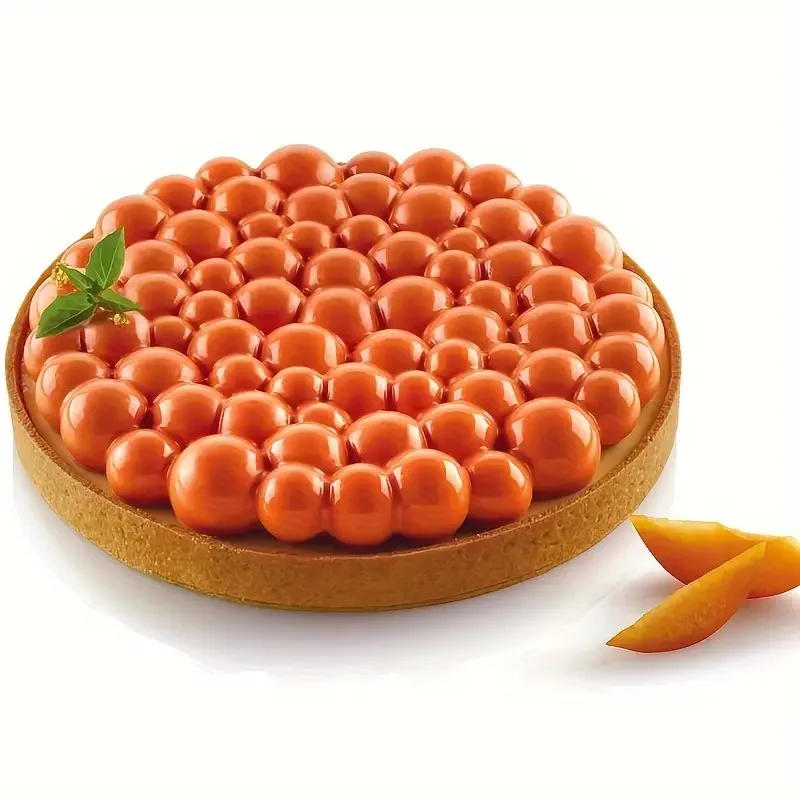 Description Picture 4 of itemCreativity Round Cake Silicone Baking Pan For Pastry Mold Tart Ring Pie Chocolate Mousse Dessert Baking Decorate Party Bakewar