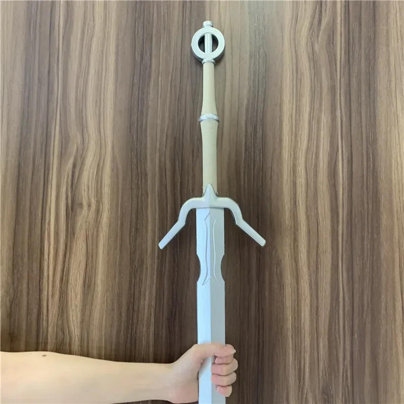 Description Picture 5 of itemWild Hunt Cosplay Prop Sword 1:1 Jewel Weapon Role Play Gift Safety PU Double Dragon Wizard Sword Big White Wolf Sword