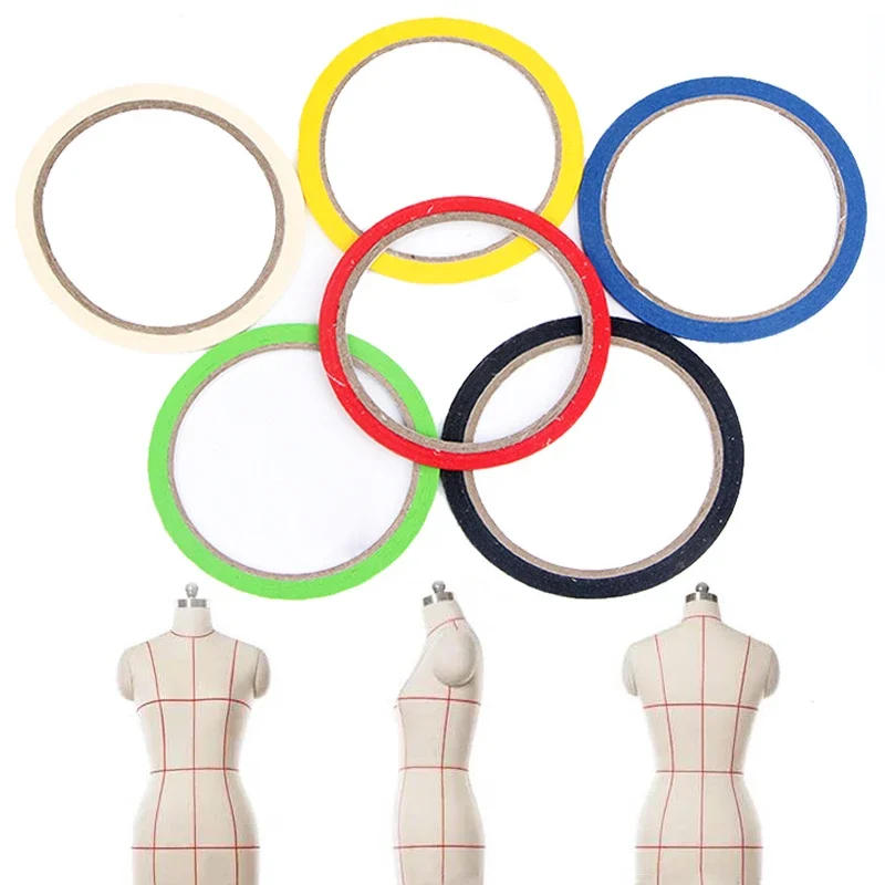 Description Picture 2 of item3mm*20m Draping Tape for Clothes Mannequin Pattern Making Sewing Graphic Chart Art Tape Grid Lining Tape for White Board 1pcs