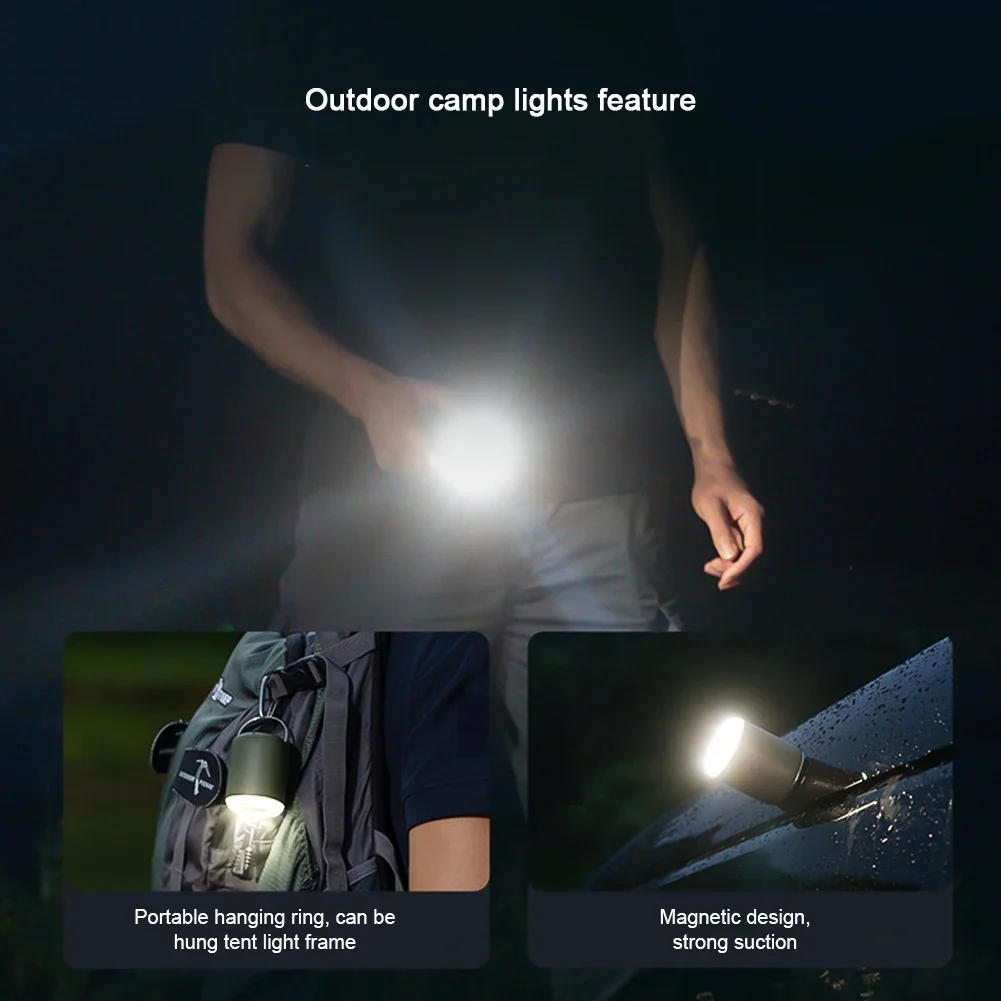 Description Picture 2 of itemElectric Air Pump Ultralight Portable tiny Pump Rechargeable Battery with Camping Lantern for Air Cushion Air Pillow