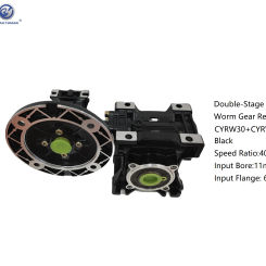 CY Automan Big Torque Double -Stage Worm Gear Reducer CYRW30+CYRW50  Input Bore11mm Input Flange63B5 Speed Ratio 4000:1