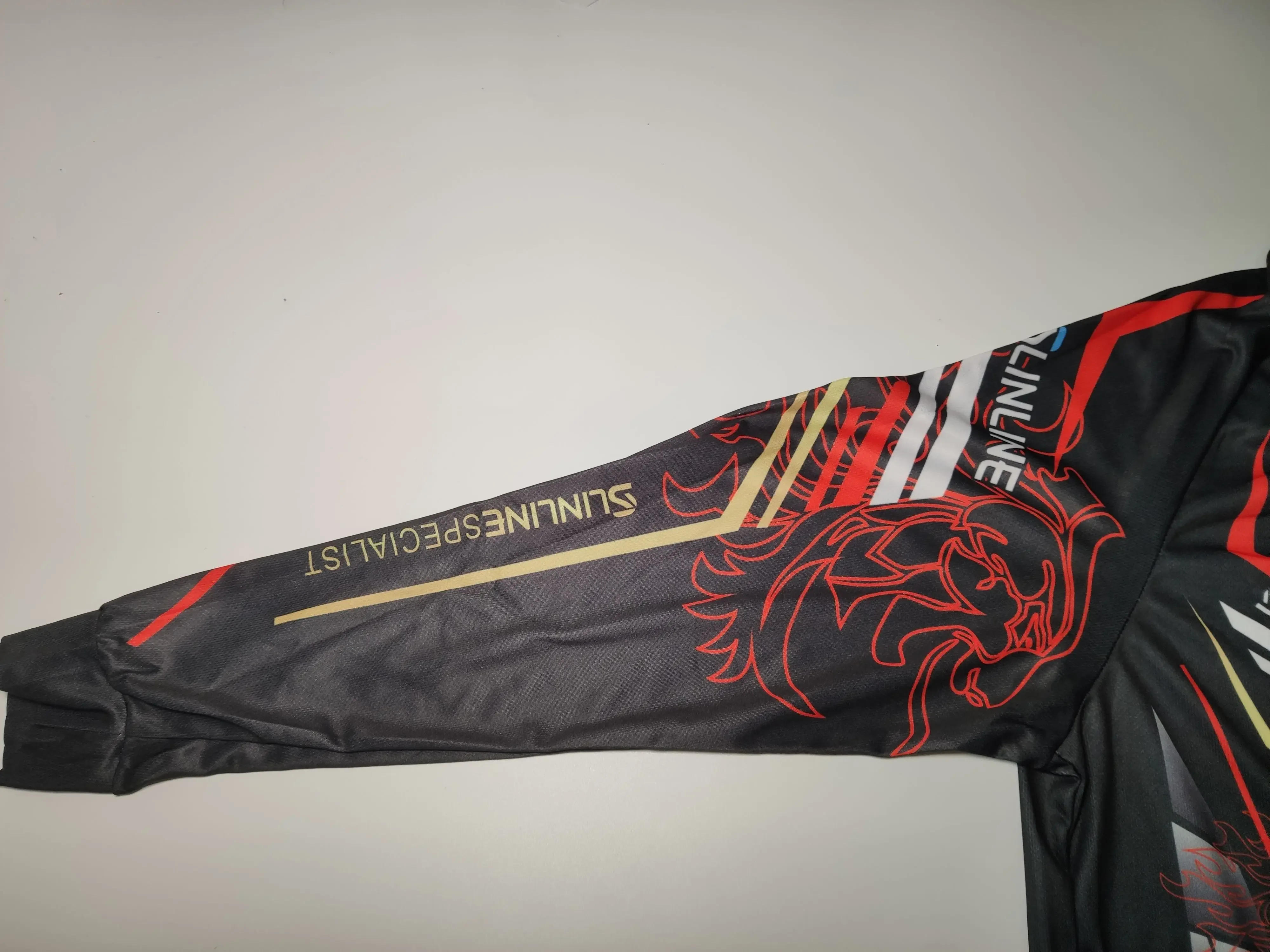 Description Picture 3 of itemNew Spring Summer New Style Fishing Clothing Quick Dry A Shirts Men Long Sleeve Anti-UV Stand Collar Fishing Jersey