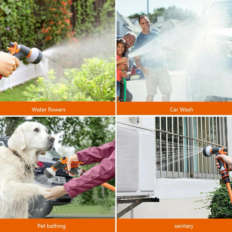 Description Picture 6 of itemWater Gun High-Pressure Water Spray Gun Car Washer Hose Nozzle Garden Watering Sprinkler Sprinkler Cleaning Water Gun