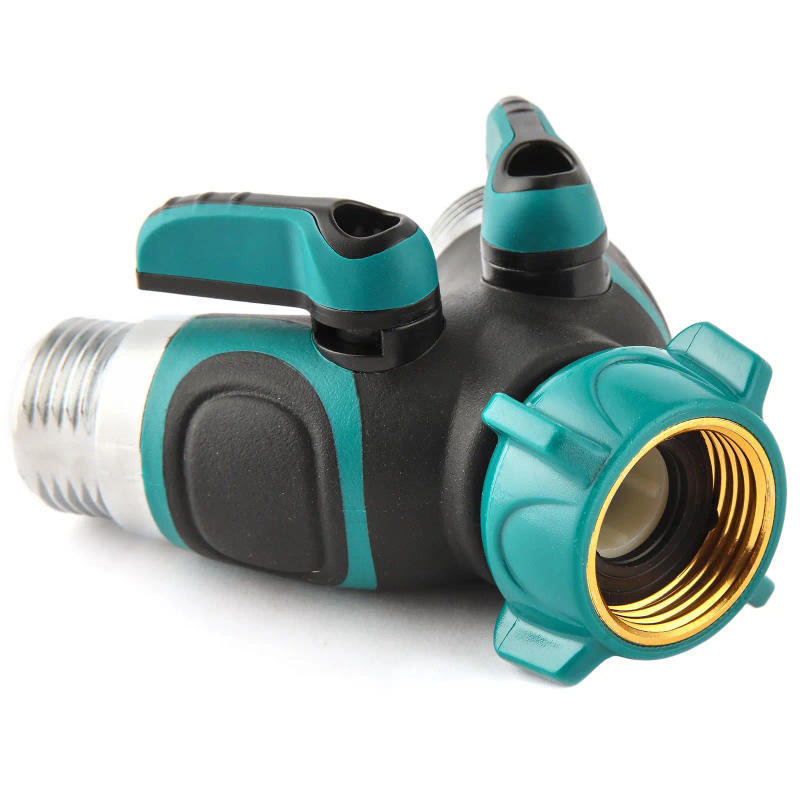Description Picture 5 of itemY-Type Garden Hose Splitter Garden Hose Connector with Faucet Watering Shut Off for Landscaping Flower Planting Irrigation