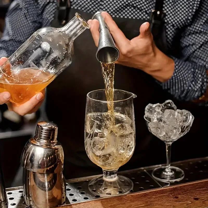 Description Picture 3 of item30/60ml Cocktail Wine Shaker Measure Cup Stainless Steel Double Shot Drink Spirit Measure Jigger Kitchen Supplies Tools Bar