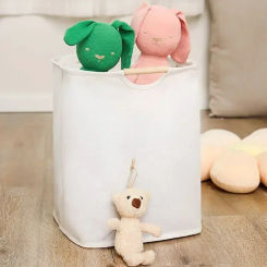 Large Capacity Dirty Laundry Basket  Nordic Dirty Clothes Storage Linen Foldable Sundries Bucket Toy Organizer Panier Linge