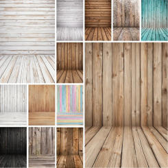 MOON.QG Wooden Portrait Photo Shooting Background Wood Board Product Photography Studio Backdrop White Brown Wall Floor Supplies