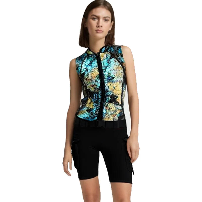 Description Picture 5 of itemMen's Wetsuit Sleeveless Vest 3mm Neoprene with Zipper keep Warm for Diving,Surfing,Kayaka