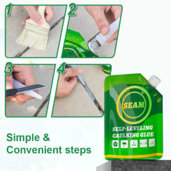 Multi-purpose repair adhesive for floor and wall joints Filling the roof cracks with waterproof adhesive, filling the joints wit