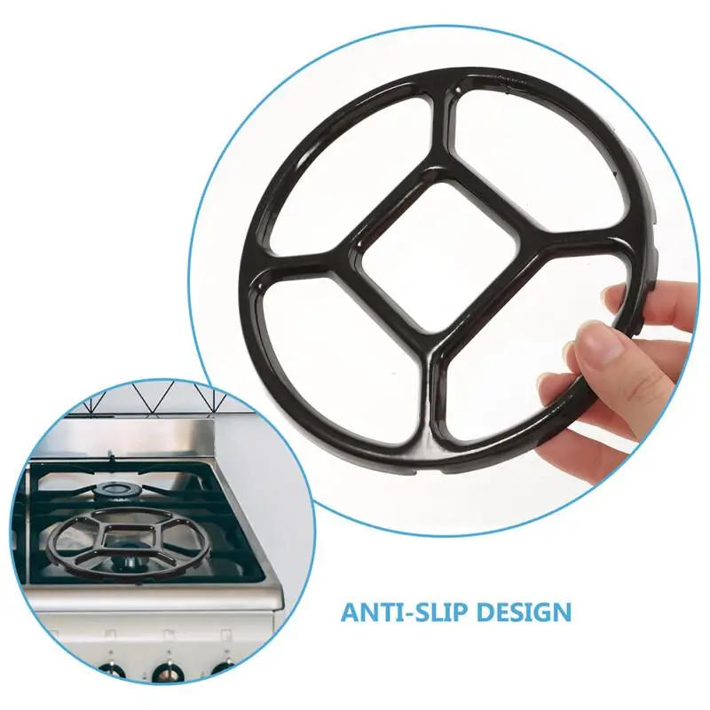Description Picture 3 of itemRange Pan Holder Burner Wok Support Rack Kitchen Tool Shelf Gas Stove Enamel Holder Pot Holder Organizer Rack for Gas Stove