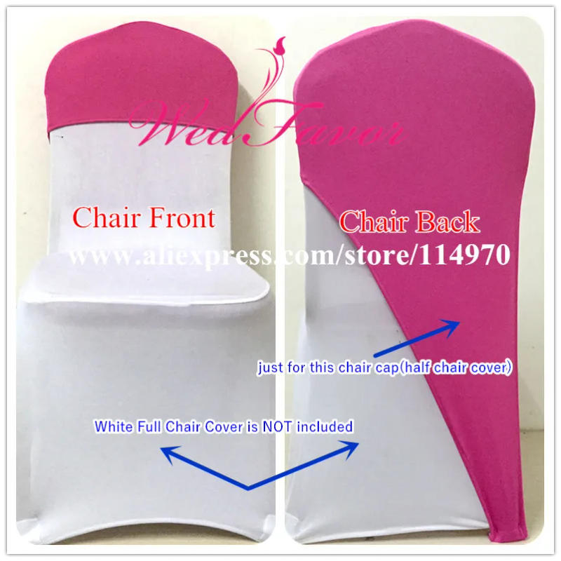 Description Picture 4 of item50pcs Metallic Gold Spandex Stretch Chair Caps Elastic Chair Hood Wedding Chair Sash Bow Bands Party Event Decoration