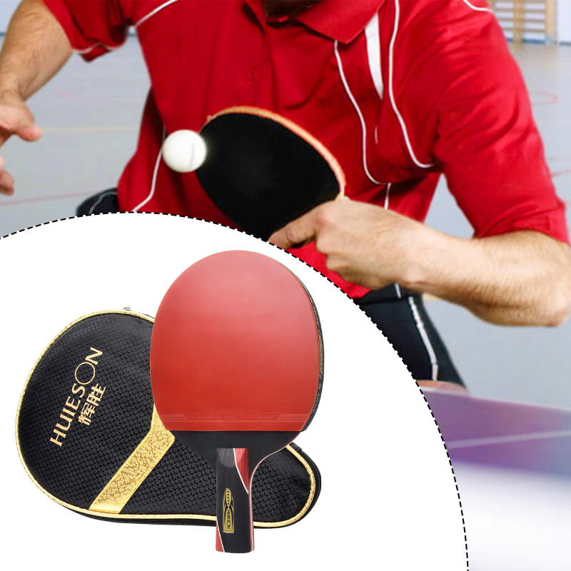 Description Picture 4 of itemPing Pong Paddle Hard Case Single Professional Training Carbon Table Tennis Bat Racket Ping Pong Paddle Table Tennis Rackets
