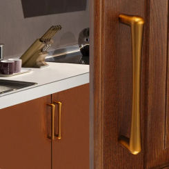 Cabinet Handles Drawer Knobs European Style Gold Black Kitchen Handle Cupboard Door Pull Gray Furniture Handle Cabinet Hardware