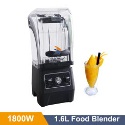 Heavy Duty 1.6L Electric Blender Commercial Fruit Smoothie Maker Slience Milkshake Juice Mixer Crusher Food Processor Machine