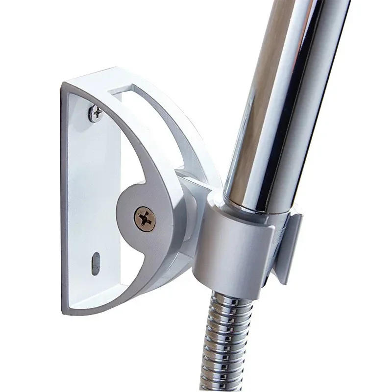 Description Picture 4 of itemHandheld Shower Head Holder Bathroom Wall Mounted Aluminum Drilling Bracket For  Bathroom Fixture Hardware